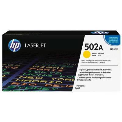 Hp 502A-Q6472A Sarı Orijinal Toner