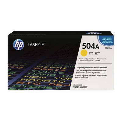 Hp 504A-CE252A Sarı Orijinal Toner